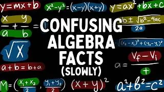 Thumbnail: Confusing Facts About Algebra To Help You Sleep