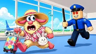 Thumbnail: BOOBA ESCAPE FROM AIRPORT? | Booba Plays | ESCAPE The EVIL AIRPORT Obby! (Roblox)