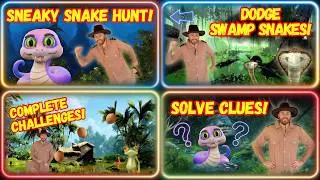 Thumbnail: We're Going on a Sneaky Snake Hunt! 🐍 Explorer Riley Adventure for Kids