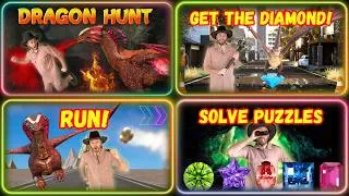 Thumbnail: Red Dragon Hunt! 🐉 Dragon Adventure with Explorer Riley