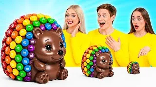 Thumbnail: Big, Medium and Small Plate Challenge | Funny Food Tricks by Bubba DO Challenge