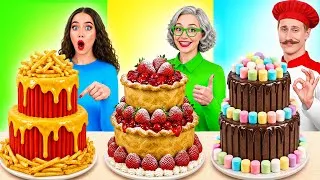 Thumbnail: Me vs Grandma Cooking Challenge | Amazing Food Hacks by Bubba DO Challenge