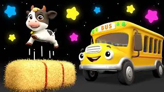 Thumbnail: Wheels On The Bus With Animals! Baby Sensory Song | Bubbleee - Sing , Dance and Learn !