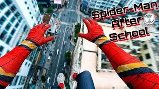 Thumbnail: What does Spider-Man do after school?  ( Action PARKOUR POV ) || Spider Man in real life