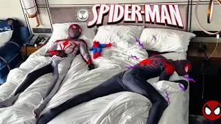 Thumbnail: Hey 2 Spider Man Overslept and Late To School ( Action POV ) || Spider Man in real life