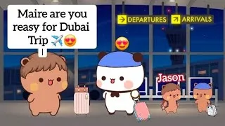 Thumbnail: Departure For Airport ✈️😍| Jason & Charlie Dubai Trip Begins 🌸🩷| Milli & Helen | BubuDudu MHM