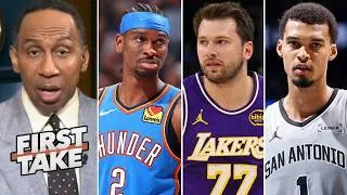 Thumbnail: FIRST TAKE | Lakers are REAL contenders - Stephen A. puts L.A. are on same tier as Thunder & Spurs