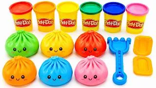 Thumbnail: 🥟DIY How To Make Rainbow Dumpling & Playdoh Kinetic Sand🌈Dumpling Arcoíris de Arena Cinética ASMR