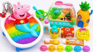Thumbnail: Ultimate Rainbow Peepa Pig Pool Kinetic Sand ASMR🌈🛟Piscina Arcoíris de Peppa Pig con Arena Cinétic