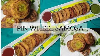 Thumbnail: Crispy Pin Wheel Samosa|സമുസ ഇത്പോലെ ഒന്ന് ട്രൈ ചെയ്യൂ|വരെ എള്ളുപ്പത്തിൽ ഉണ്ടാകാൻ ഒരു 4 മണി പലഹാരം