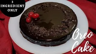 Thumbnail: Three Ingredient Recipe|Oreo Cake|വേറും മൂന്ന് ചേരുവകൾ കൊണ്ട് ഒരു അടിപൊളി കേക്ക്|No flour|No Sugar 🎂