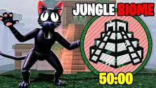 Thumbnail: I Speedran the *JUNGLE BIOME* in 99 Nights in The Forest! (REVAMP)