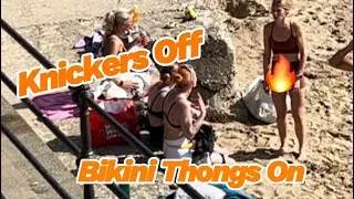 Thumbnail: HOT FEMALES STRIP OFF FOR BIKINI BEACH BALL ,CHASING TRAFFIC WARDENS IN SCARBOROUGH…Just another day