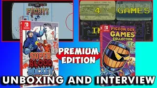 Thumbnail: Premium Edition Games Unboxing Interview - Pigeon Dev Collection/Super Blood Hockey