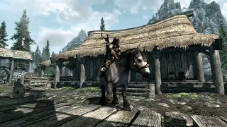 Thumbnail: Skyrim funny horse glitch
