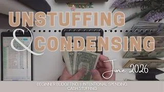 Thumbnail: 💌 UNSTUFF & CONDENSE MY CASH ENVELOPES w/ME | June 2026 | $3149 Back to the Bank | DEBT FREE JOURNEY