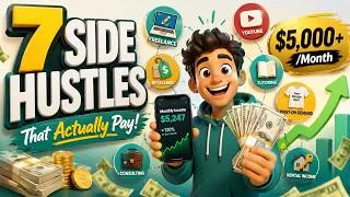 Thumbnail: 7 Side Hustles That Actually Work in 2026