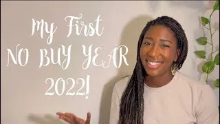Thumbnail: My First No Buy Year! | 2022 | Debt Free Journey | BUDGET WITH BRE