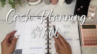 Thumbnail: Cash Planning | $1,000 | 1st Paycheck of July