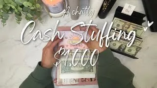Thumbnail: Cash Stuffing | $1,000 | Lots-o-chatting 🫣 | More Life Updates 
