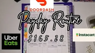 Thumbnail: 100 Envelope Challenge | Cash Stuffing | $165 Side Hustle Payday Routine