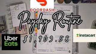 Thumbnail: $1903 Payday Routine | July Paycheck #1 | #budgetwithme #payday #savings #debt #debtfreejourney