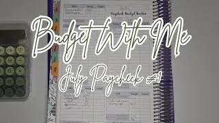 Thumbnail: $1965 July Paycheck #1 Budget With Me #sidehustle #savings #budget