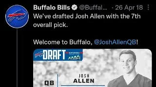 Thumbnail: 2018 Josh Allen Buffalo Bills draft tweets
