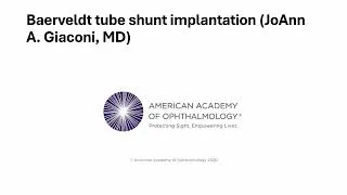 Thumbnail: Glaucoma Chapter 13.2: Surgical Management (Part 2)