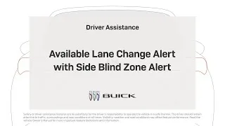 Thumbnail: Lane Change Alert with Side Blind Alert How To | Buick