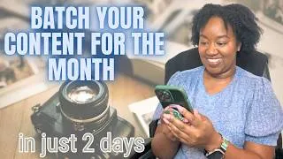 Thumbnail: Batching a Month of Sales-Driving Content in 2 days | Business Tips