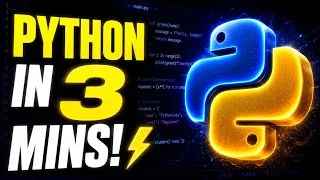 Thumbnail: Learn Python Faster Than 95% of Beginners ( in 3 Minutes) ⚡ | Learn Python Basics in Hindi