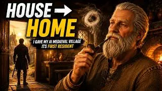 Thumbnail: I Gave My AI Medieval Village Its First Resident
