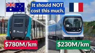 Thumbnail: The English-world is TERRIBLE at building transit. This is why.