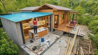Thumbnail: TIMELAPSE – Excellent Construction: Skillful Builder Girl Roofs Kitchen With Her Own Hands