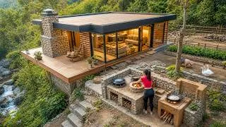 Thumbnail: TIMELAPSE – Excellent Construction: Solo Girl Builds Massive Stove Kitchen For Farm Animals