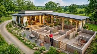 Thumbnail: TIMELAPSE – Excellent Construction: Girl Transforms Coop With Concrete & Bricks By Her Own Hands