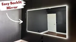 Thumbnail: DIY Floating Backlit Mirror for a Home Gym or Bathroom | Builds by Maz