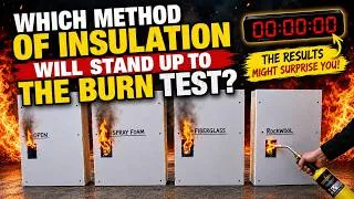 Thumbnail: Which Insulation Is Actually Fire-Safe? We Tested It