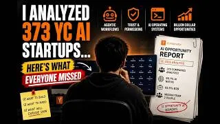 Thumbnail: I Analyzed 373 YC AI Startups    Here's What Everyone Missed