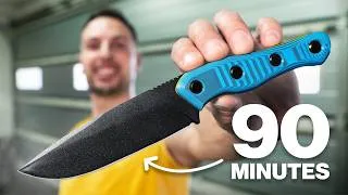 Thumbnail: I Made a Custom Knife in 90 MINUTES.