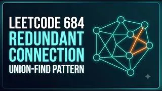 Thumbnail: LeetCode 684: Redundant Connection | Union-Find with Path Compression (Java)