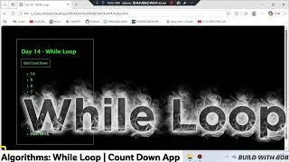 Thumbnail: Day 14 JavaScript While Loop Tutorial for Beginners | Build a Countdown App (HTML, CSS & JavaScript)