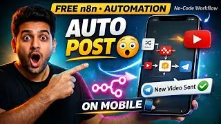 Thumbnail: 🔥 Make n8n Automation on Mobile - FREE (Complete Tutorial)