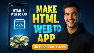 Thumbnail: Convert Any Website or HTML into Android App! @AppMasterZone 