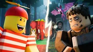 Thumbnail: RAP BATTLE: 99 Nights In Forest VS Steal A Brainrot (Music Video)