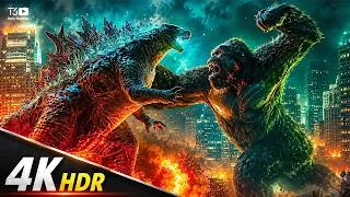 Thumbnail: Godzilla vs Kong: Every Epic Monster Fight Scene Ranked! Action Movie Analysis Full 4K HDR
