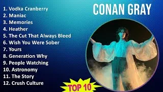 Thumbnail: Conan Gray 2025 MIX Best Hits - Vodka Cranberry, Maniac, Memories, Heather