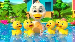 Thumbnail: Five Little Ducks | Sing Together Color's Name | Nursery Rhymes & Kids Songs | Bumblebee Beats TV