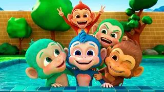 Thumbnail: Five Little Monkeys | Sing Together | Nursery Rhymes & Kids Songs | Bumblebee Beats TV